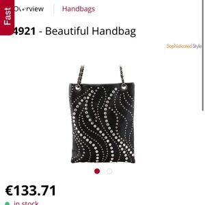 Black Handbag Hot Heels